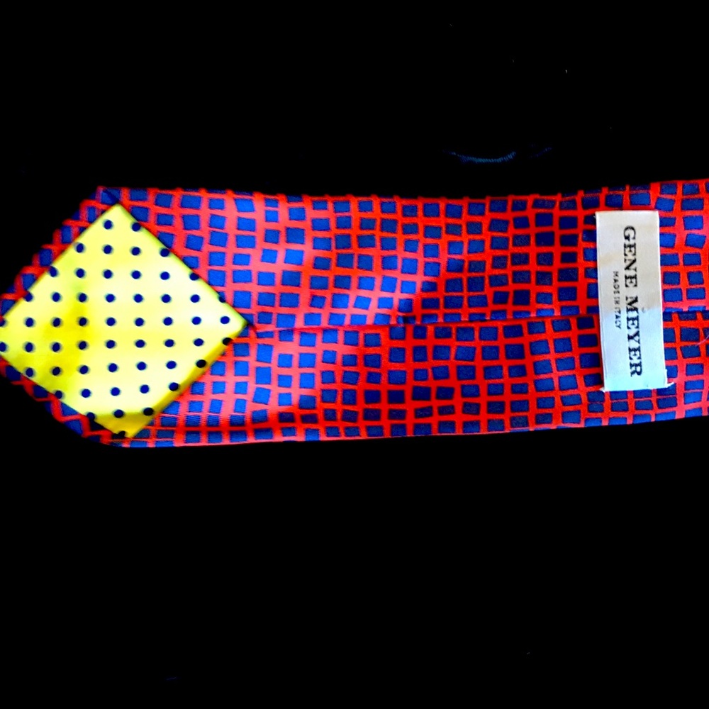 Gene Meyer Italian Midcentury Silk Tie